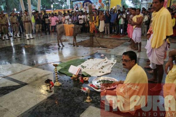 Barbaric practice of animal sacrifice continue in 21st century's Tripura